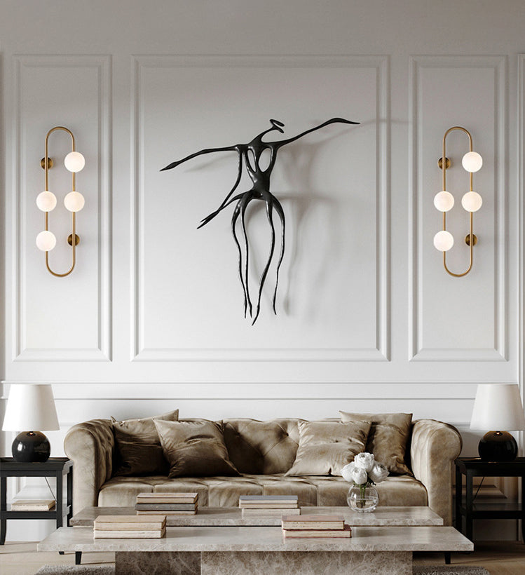 Modern Nordic Minimalist Minimalist Stipical Sconce Sconfietti di vetro Pronchi di vetro