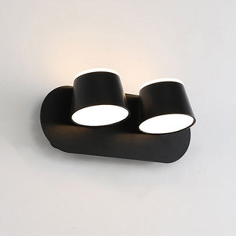 Modern Minimalist Style Cone Wall Lighting Fixtures Aluminum Wall Sconces for Living Room