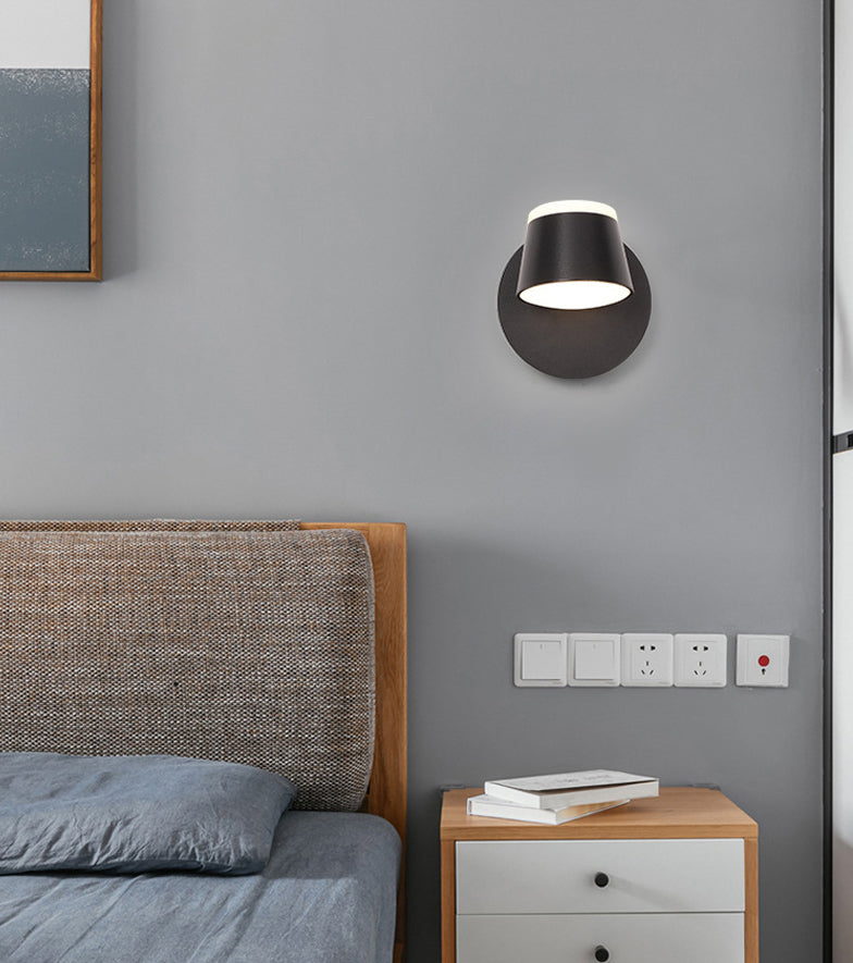 Modern Minimalist Style Cone Wall Lighting Fixtures Aluminum Wall Sconces for Living Room