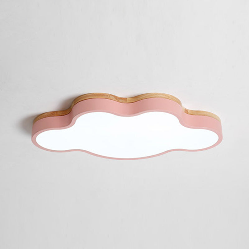 Nuage de nuages Fixtures Macaron Acrylique Fixation du plafond pour la chambre à coucher