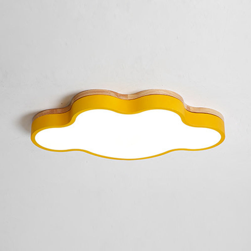 Nuage de nuages Fixtures Macaron Acrylique Fixation du plafond pour la chambre à coucher