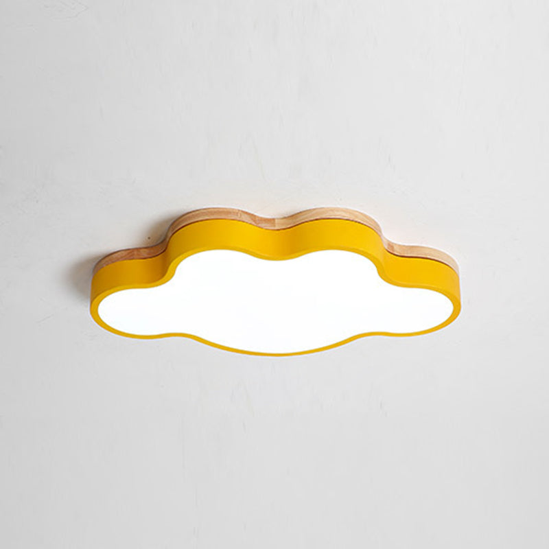 Nuage de nuages Fixtures Macaron Acrylique Fixation du plafond pour la chambre à coucher