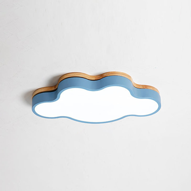 Nuage de nuages Fixtures Macaron Acrylique Fixation du plafond pour la chambre à coucher