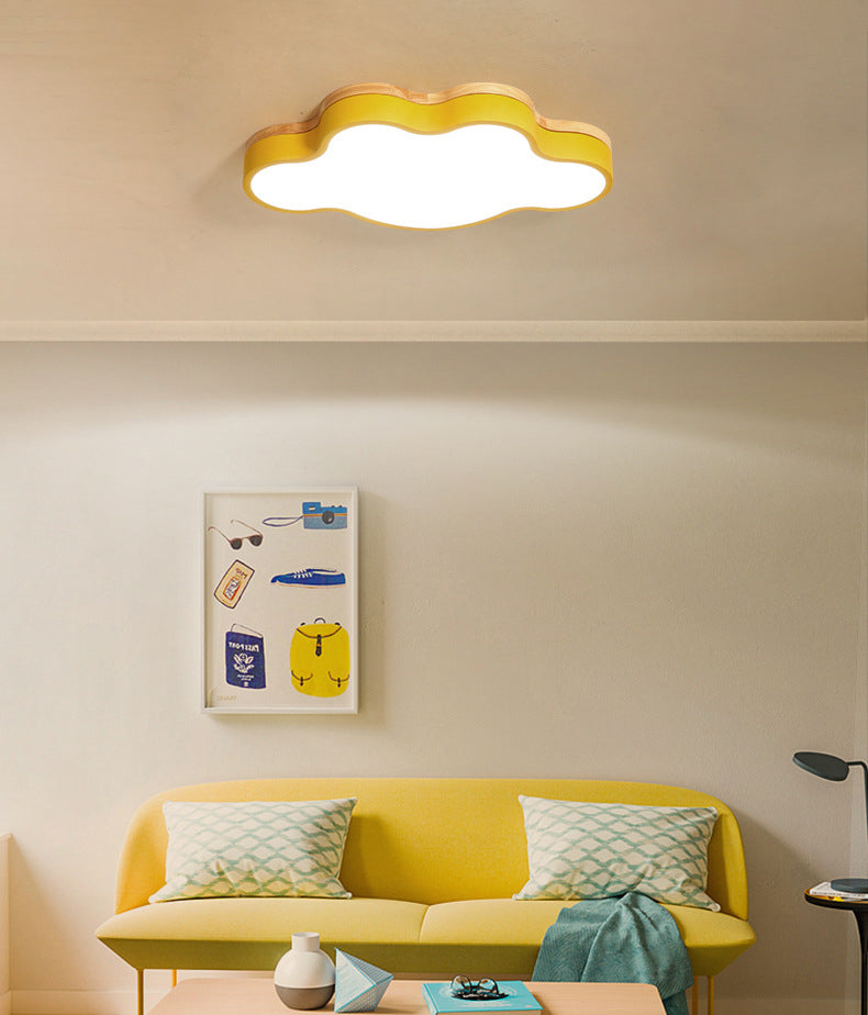 Nuage de nuages Fixtures Macaron Acrylique Fixation du plafond pour la chambre à coucher