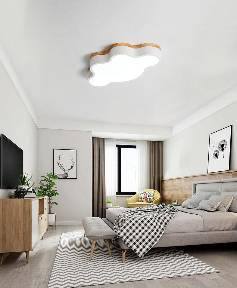 Nuage de nuages Fixtures Macaron Acrylique Fixation du plafond pour la chambre à coucher