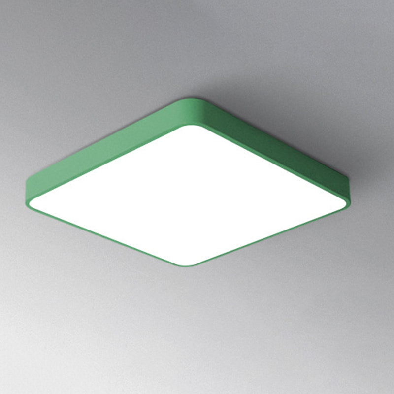 Modern Ceiling Light Nordic Creative Macaron Living Room Corridor Balcony Aisle Iron Ultra-thin Square Led Lamps