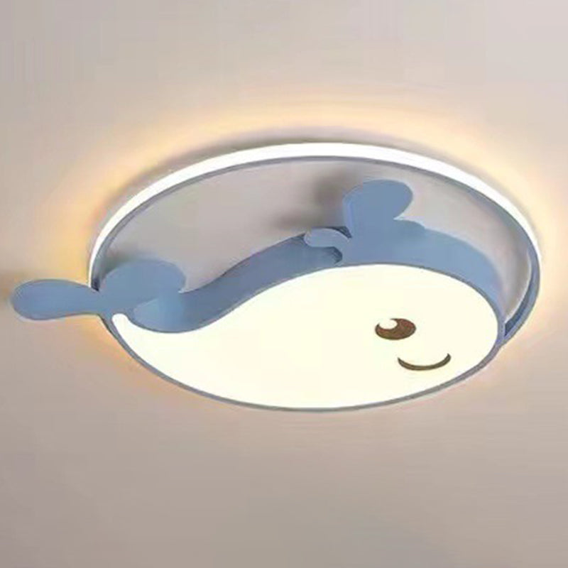 Nordic Children's Room Ceiling Light Modern Macaron Style Boy Girl Bedroom Study Cute Cartoon Creative Acrylic Led Lamps