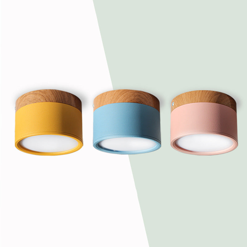 Appareil d'éclairage cylindrique en aluminium de bâti affleurant de foyer de Downlight de LED de Macaron