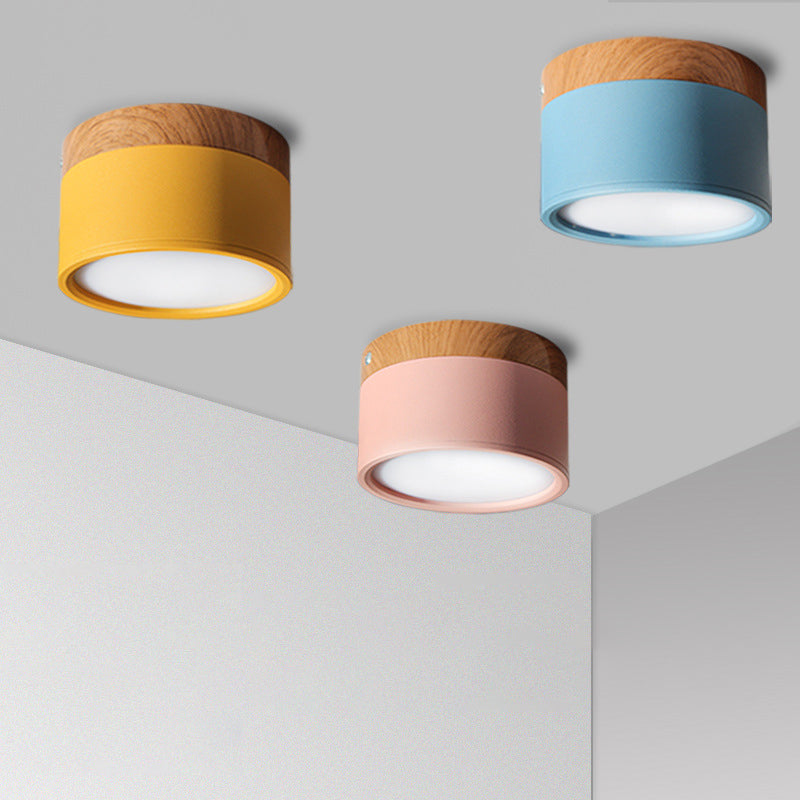 Appareil d'éclairage cylindrique en aluminium de bâti affleurant de foyer de Downlight de LED de Macaron