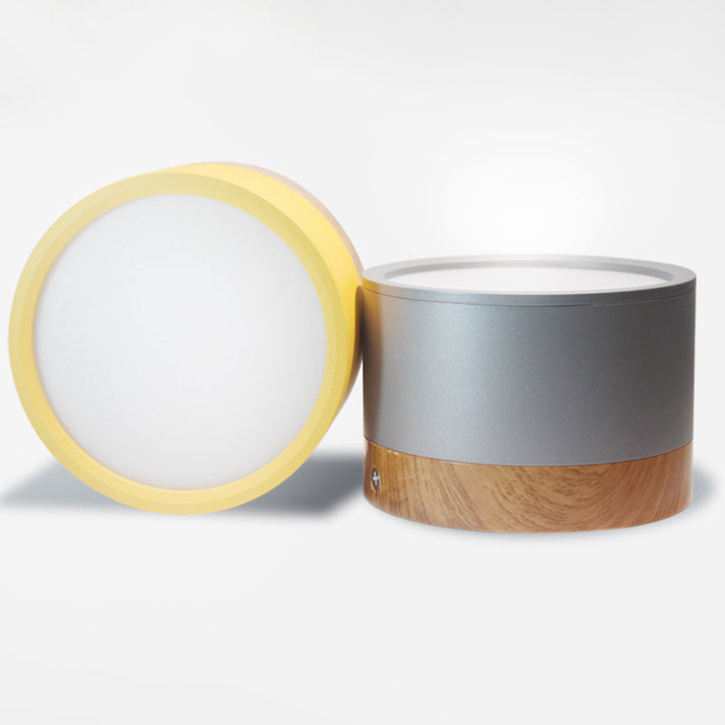 Appareil d'éclairage cylindrique en aluminium de bâti affleurant de foyer de Downlight de LED de Macaron