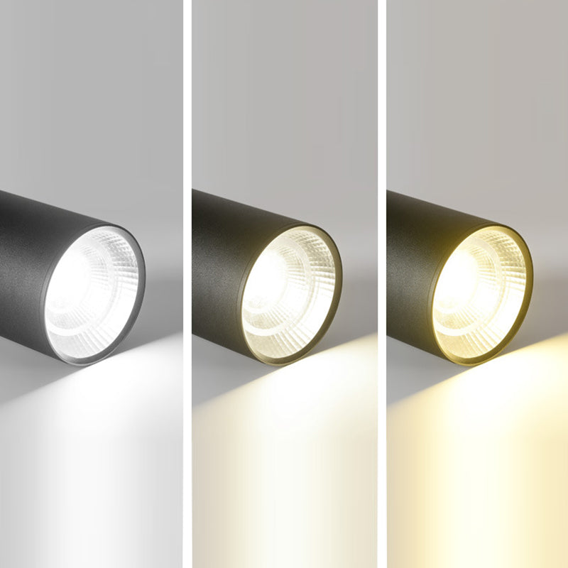 Aluminum Tubular Flush Mounted Lamp Nordic Style LED Ceiling Fixture for Hallway