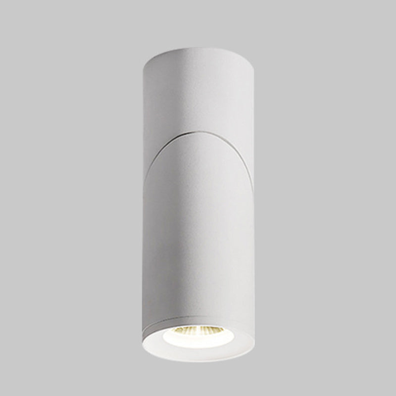 Spot encastré tubulaire en aluminium nordique pour salon, plafonnier LED