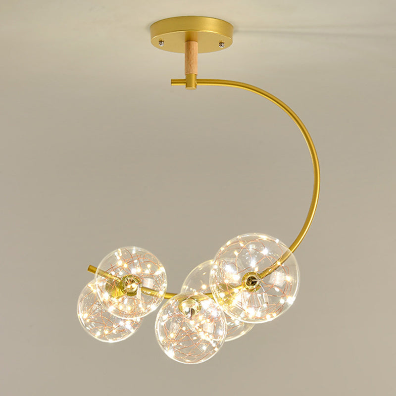 Moderne creatieve plafondlamp LED-cirkellicht Binnenlicht Slaapkamerlicht