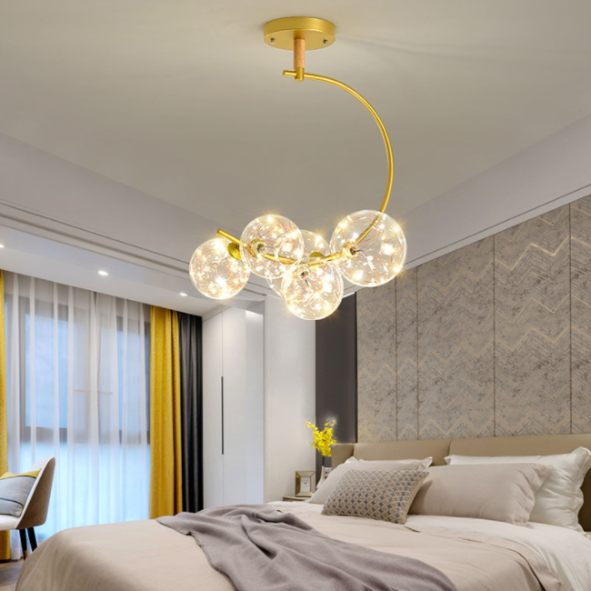 Moderne creatieve plafondlamp LED-cirkellicht Binnenlicht Slaapkamerlicht