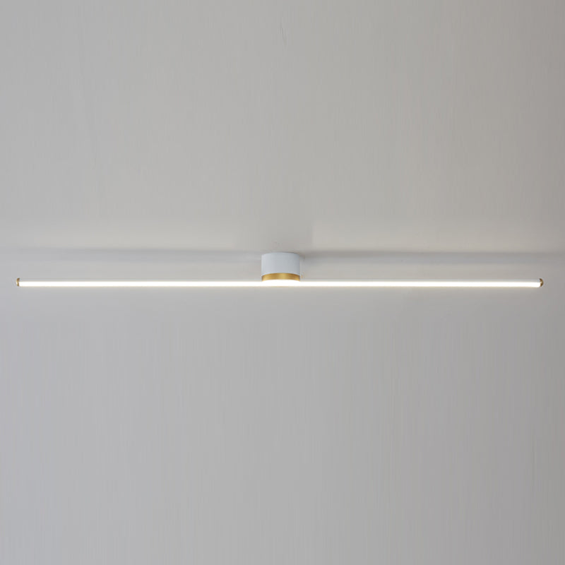 1 Light Linear LED Flush Mount Ceiling Light New Modern Aluminum Ceiling Light Fixture