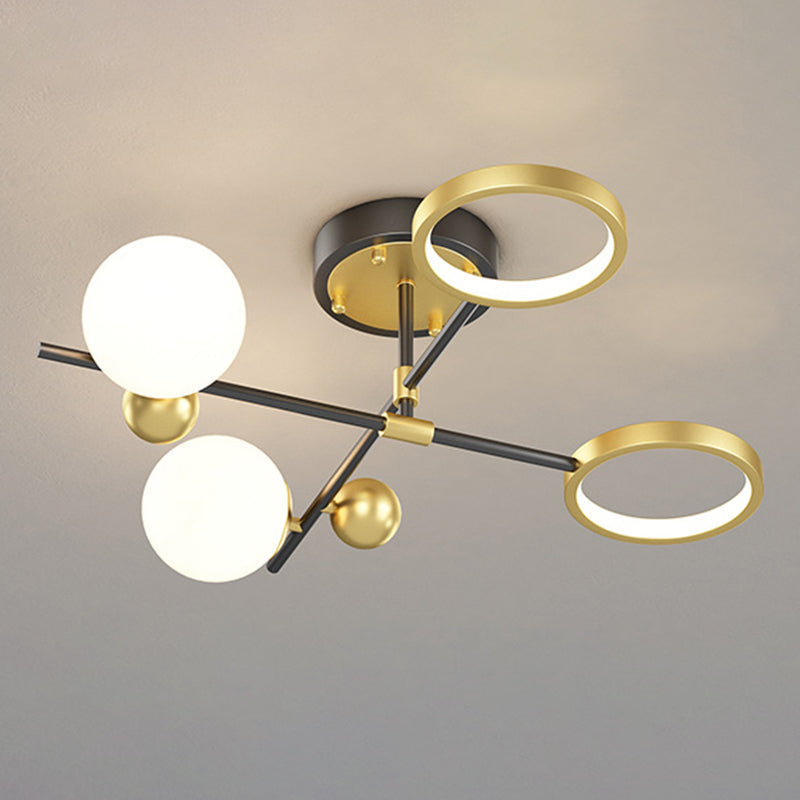 LED Light Flush Mount Light Metal Light Multiple Light Living Room Light