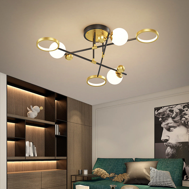 LED Light Flush Mount Light Metal Light Multiple Light Living Room Light