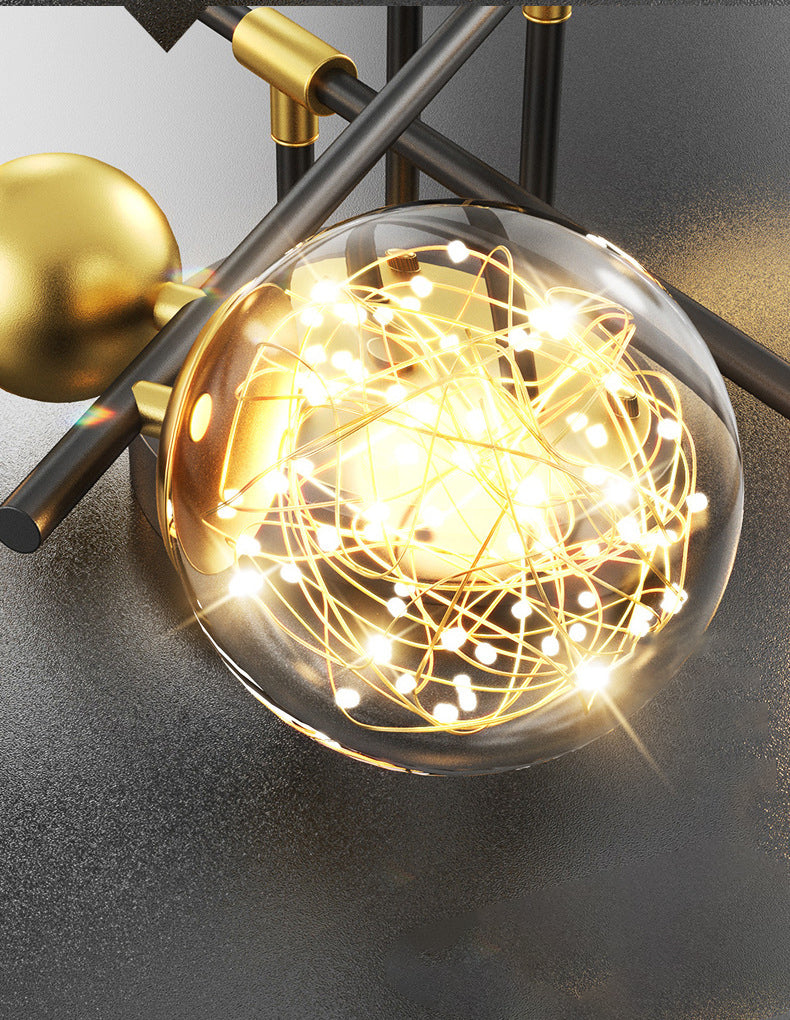 LED Light Flush Mount Light Metal Light Multiple Light Living Room Light