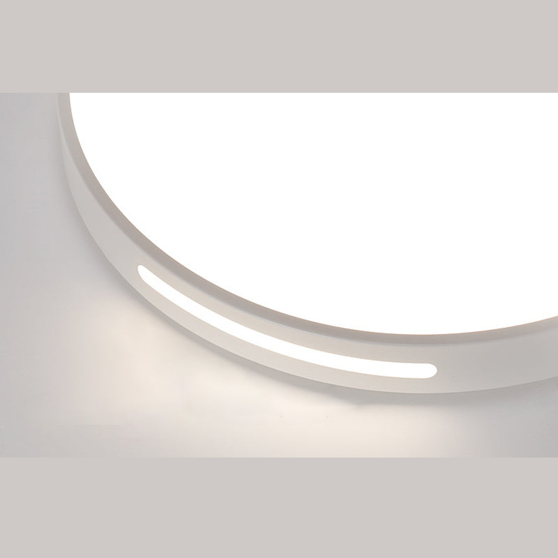 Lámpara de techo nórdica moderna y sencilla personalidad estudio de Sala de estar LED ultradelgado lámpara de ahorro de energía de caballo de hierro