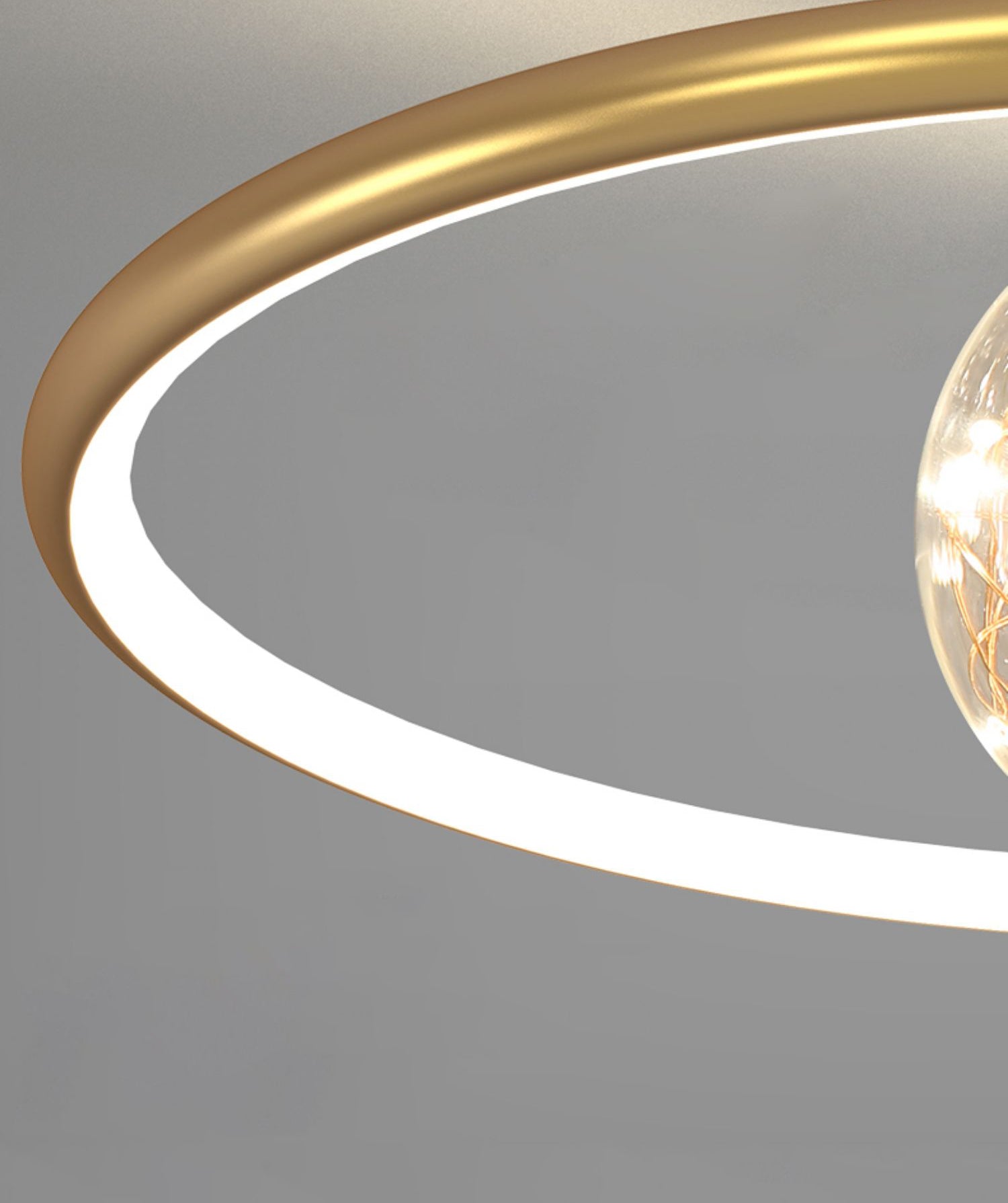 Moderne creatieve plafondlamp LED-cirkellicht Binnenlicht Slaapkamerlicht