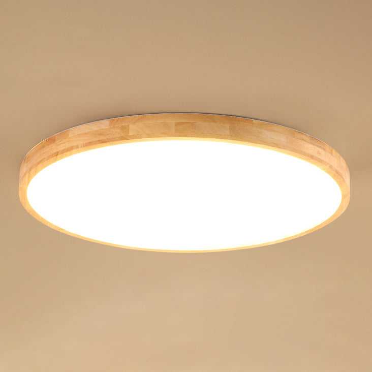 1 Licht Nordische Unterputz-Deckenleuchte Leuchtmittel Rundholz-Unterputz Deckenleuchte Licht für Wohnzimmer