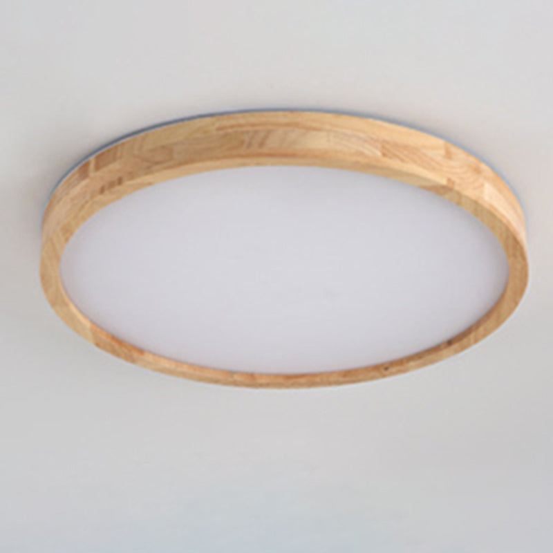 1 Licht Nordische Unterputz-Deckenleuchte Leuchtmittel Rundholz-Unterputz Deckenleuchte Licht für Wohnzimmer