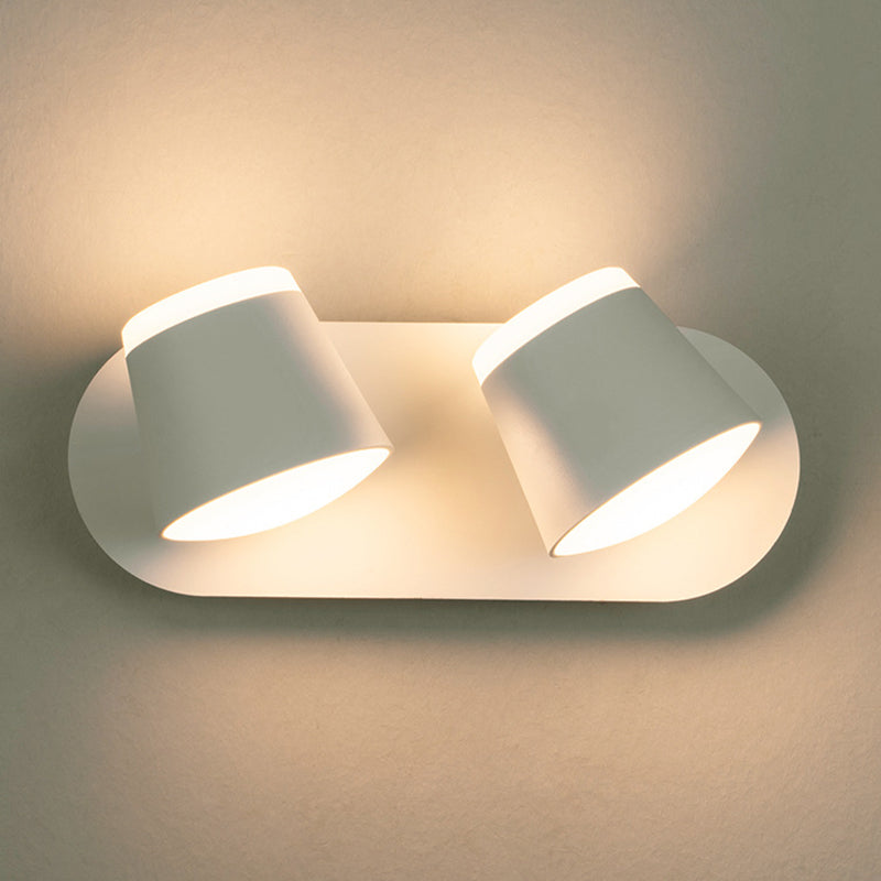 Rotatable Cone Wall Sconce Lights Modern Minimalist Style Metal Sconce for Bedroom