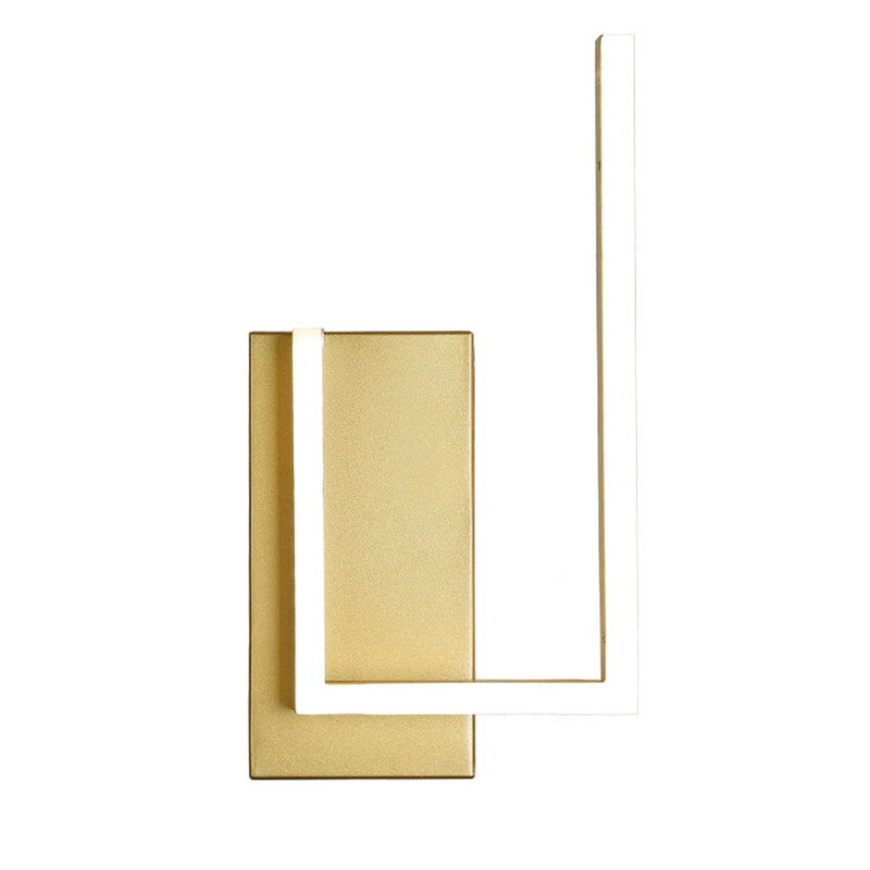 Modern Minimalist Minimalist Light Light Light Sconces Lampade a parete in metallo per soggiorno