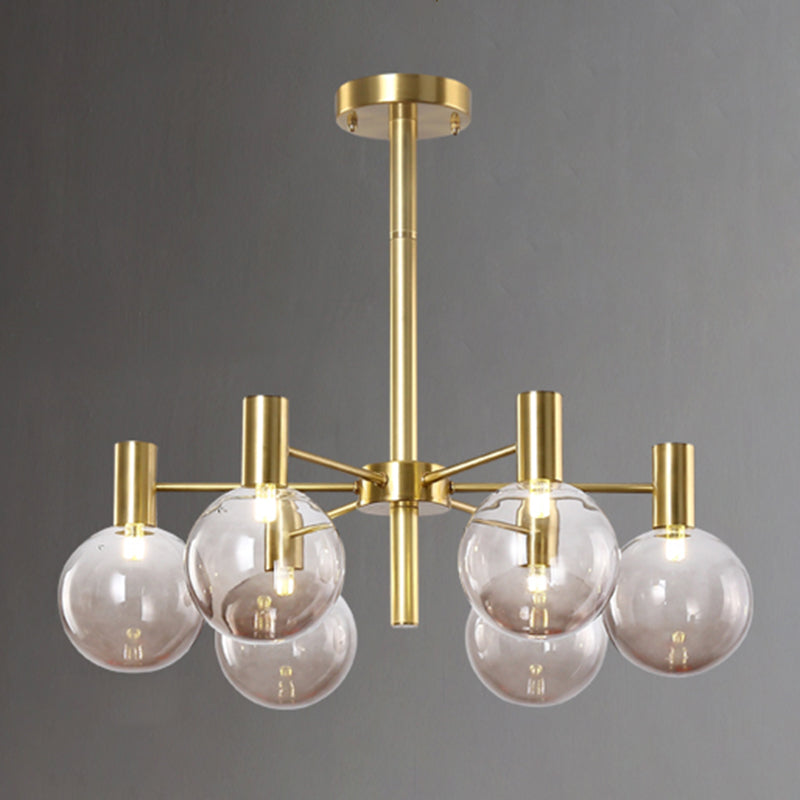 Glass Modo Hanging Chandelier Simplicity Style Chandelier Lighting for Living Room