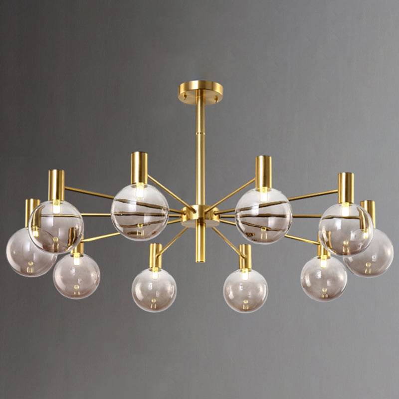 Glass Modo Hanging Chandelier Simplicity Style Chandelier Lighting for Living Room