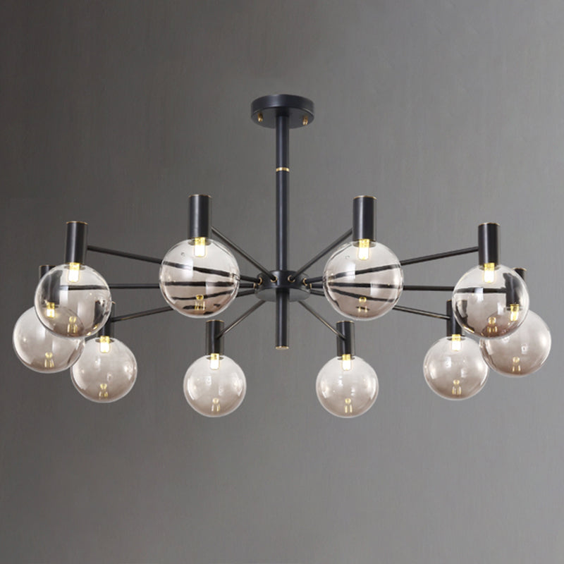 Glass Modo Hanging Chandelier Simplicity Style Chandelier Lighting for Living Room
