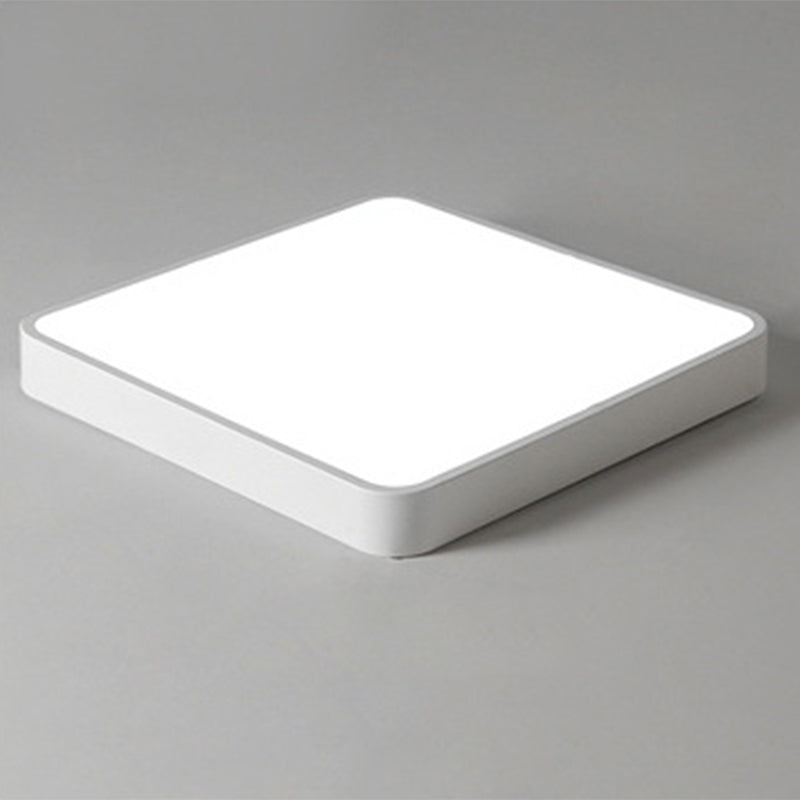 Macaron plafonnier nordique moderne minimaliste carré chambre étude salon Ultra-mince fer économie d'énergie éclairage