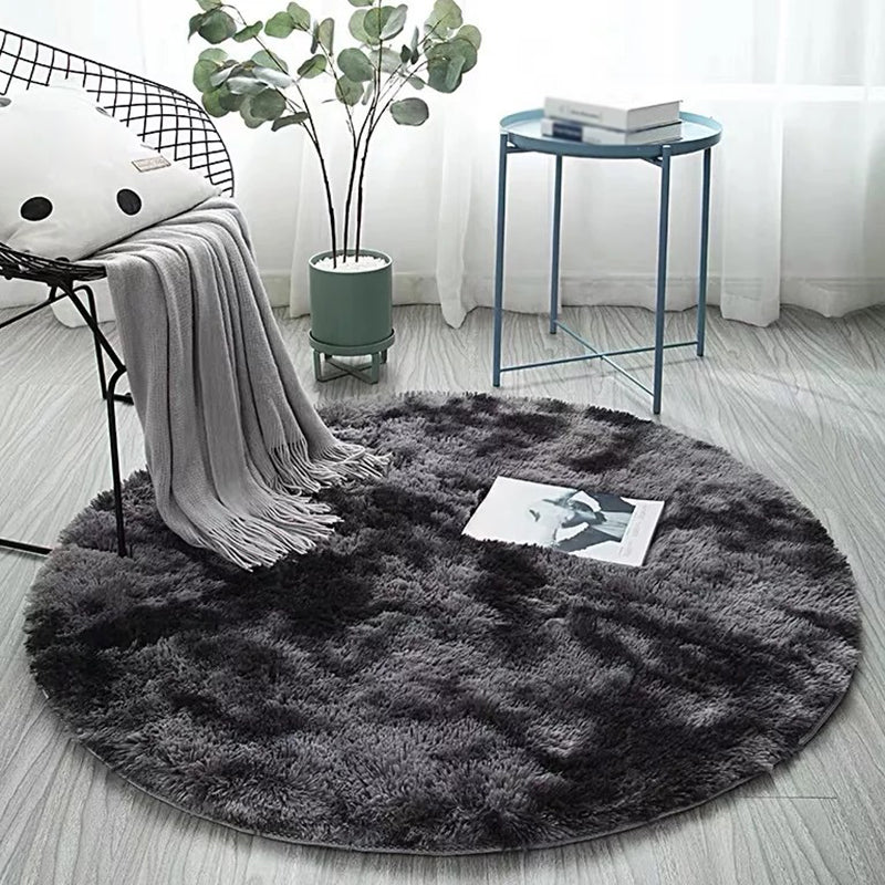 Tapis rond tei-coloré
