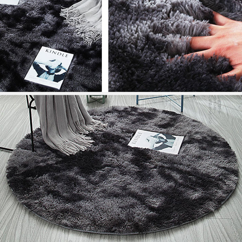 Tapis rond tei-coloré