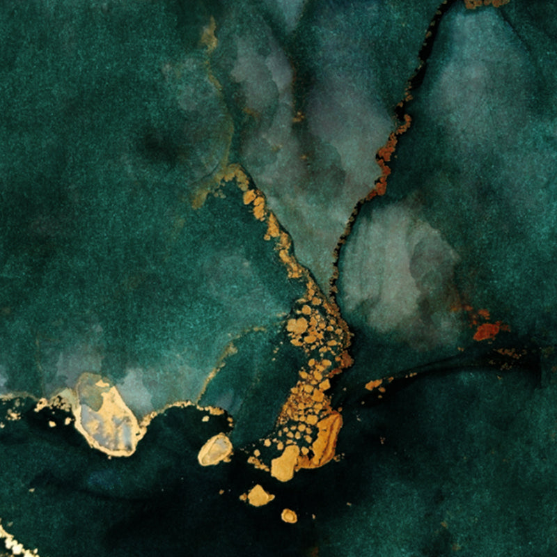 Groene toon geometrische lijnen print tapijt polyester eenvoudig tapijt tapijt niet-slip achterste binnen tapijt voor woonkamer