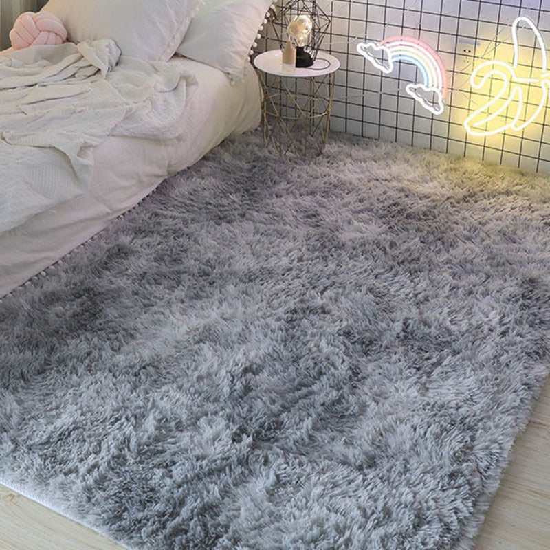 Trendy Contemporary Tie-dyed Rug Comfort Simplicity Shag Indoor Rug Polyester Non-Slip Backing Carpet for Home Decor