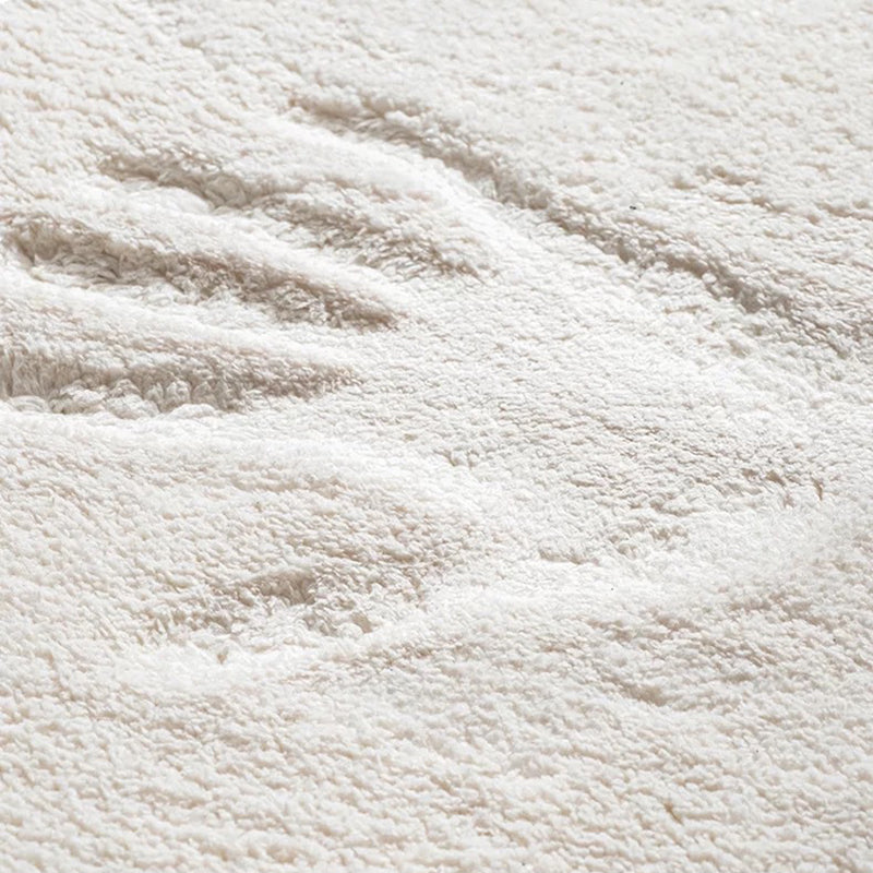 Trendy Simple Geometric Design Rug Creative Soft Polyester Indoor Carpet Polyester Friendly Washable for Bedroom