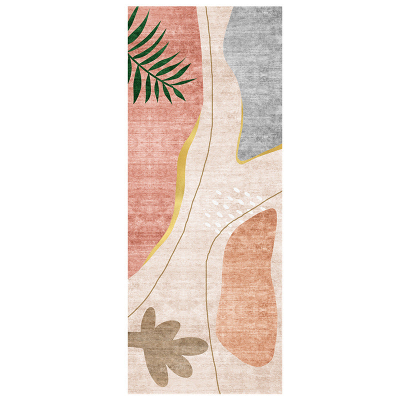 Lovely Modern Bedroom Rug Stylish Cartoon Pattern Kids Carpet Polyester Non-Slip Backing Carpet for Home Decoration