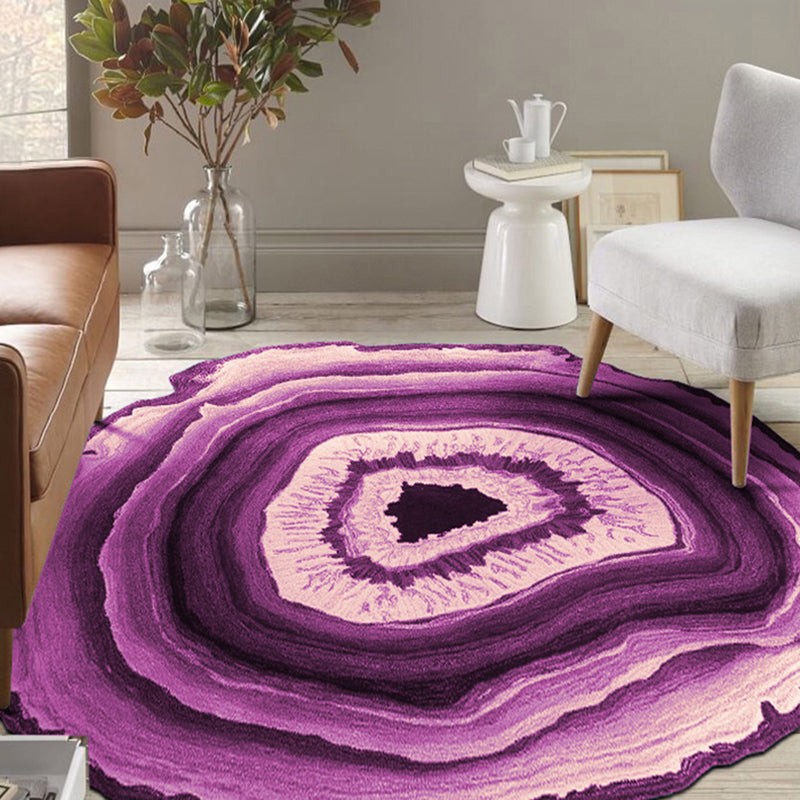 Nouveauté de couleur mixte de tapis d'intérieur moderne polyester 3d tapis de soins faciles à imprimer pour décoration de la maison