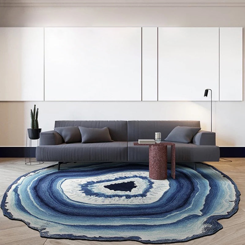 Nouveauté de couleur mixte de tapis d'intérieur moderne polyester 3d tapis de soins faciles à imprimer pour décoration de la maison