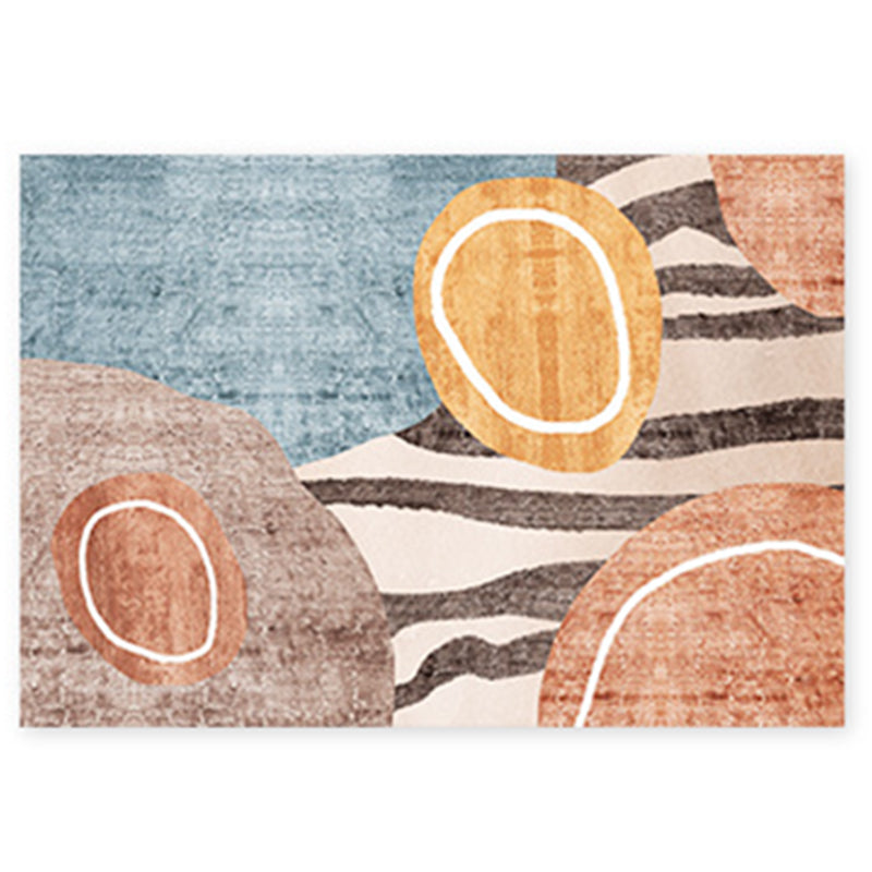 Tappeto a blocchi color multicolore poliestere moquette tappeto non slip tappeto interno per soggiorno