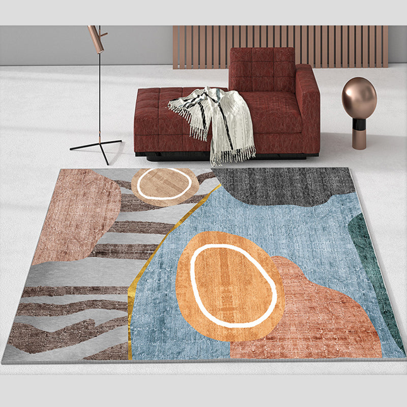 Tappeto a blocchi color multicolore poliestere moquette tappeto non slip tappeto interno per soggiorno