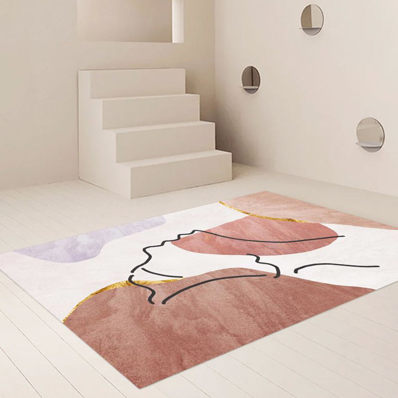 Multicolor Home Dekoration Teppich moderner abstrakter Abstiegspolyester mit nicht rutscher Backing Teppich
