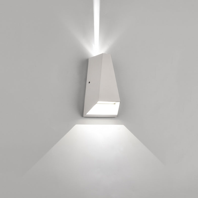 Moderno Minimalista Geométrico Geométrico ARRIBA LED MALA MEAL METAL 2 luces de luces 2 luces