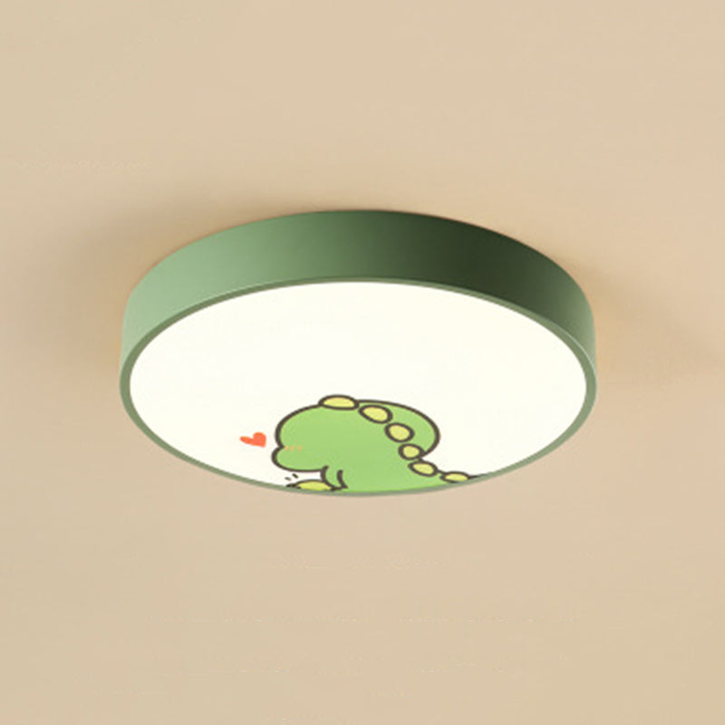 Cartoon disc encastré plafonnier métal encastré chambre plafonnier