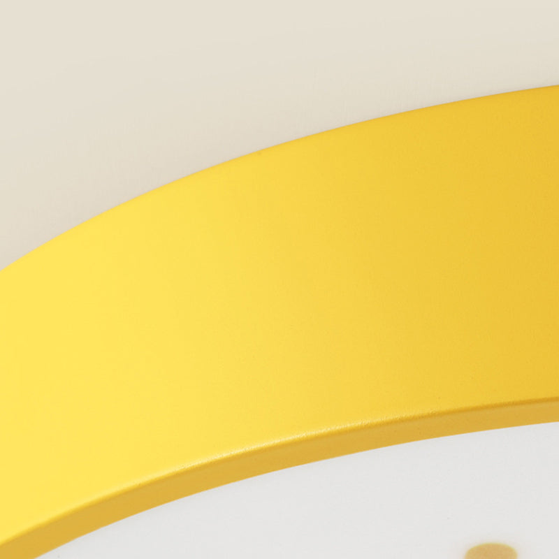 Cartoon disc encastré plafonnier métal encastré chambre plafonnier