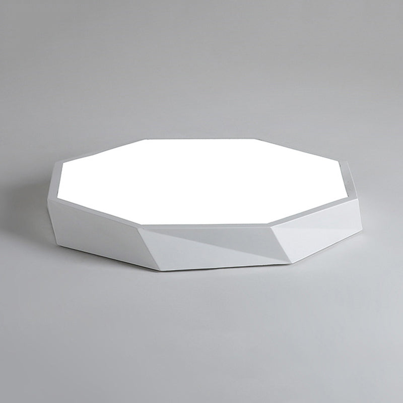 Plafonnier encastré géométrique en métal, luminaire LED de Style nordique