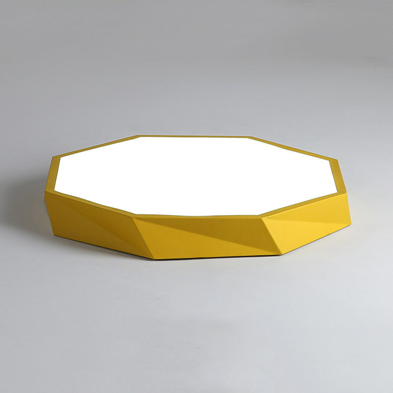 Plafonnier encastré géométrique en métal, luminaire LED de Style nordique