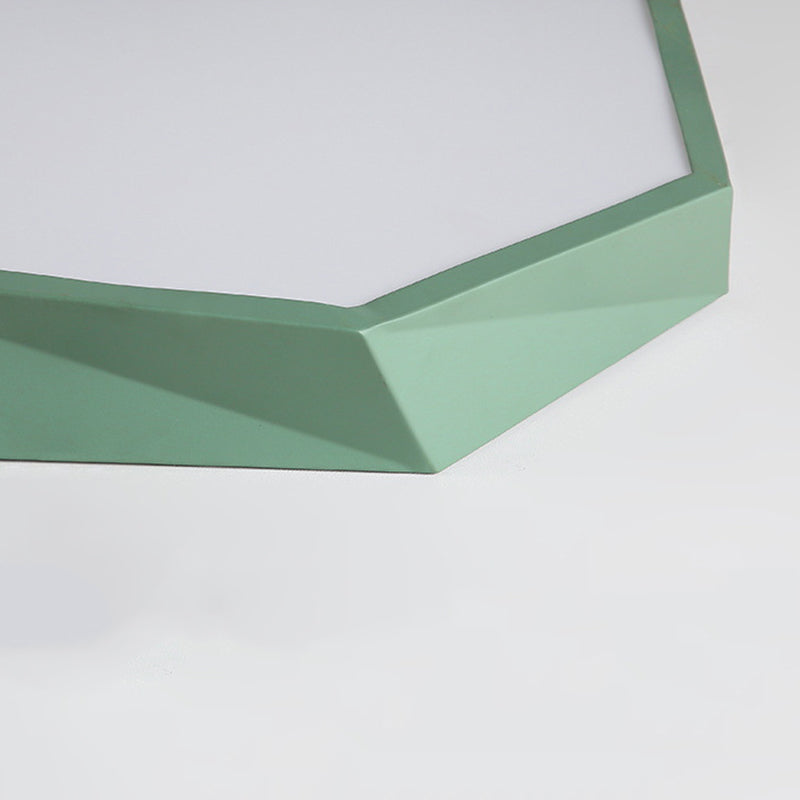 Plafonnier encastré géométrique en métal, luminaire LED de Style nordique