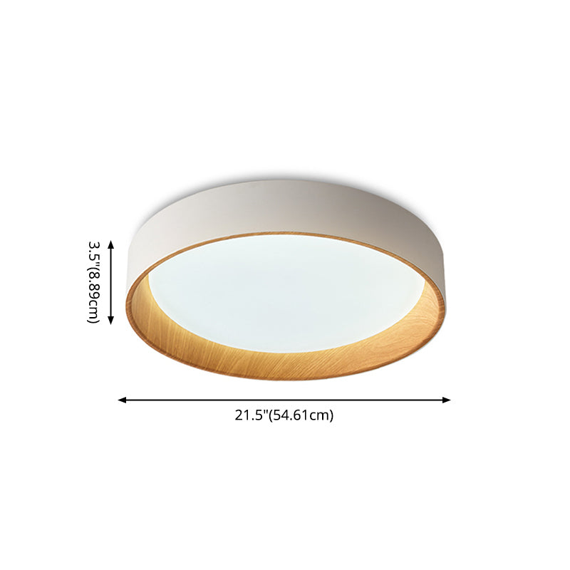 Round Flush Mount Light 1 Light Acrylic Modern Simplicity Flush Mount Spotlight for Bedroom